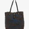 Campomaggi Shopping Bag - V Militare T Grigio St Blu Royal