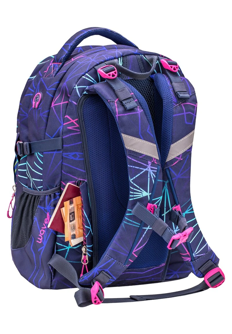Wave INFINITY - Tourenrucksack - Stripes Purple – Bild 5