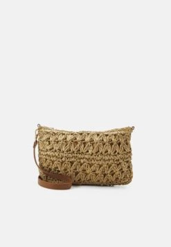 Pieces CROSS BODY - Umhängetasche - Nature