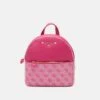 Guess BACKPACK UNISEX - Tourenrucksack - Milk/fuxia Combo