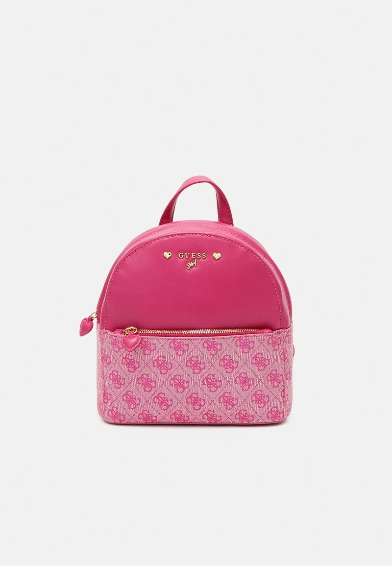 Guess BACKPACK UNISEX - Tourenrucksack - Milk/fuxia Combo