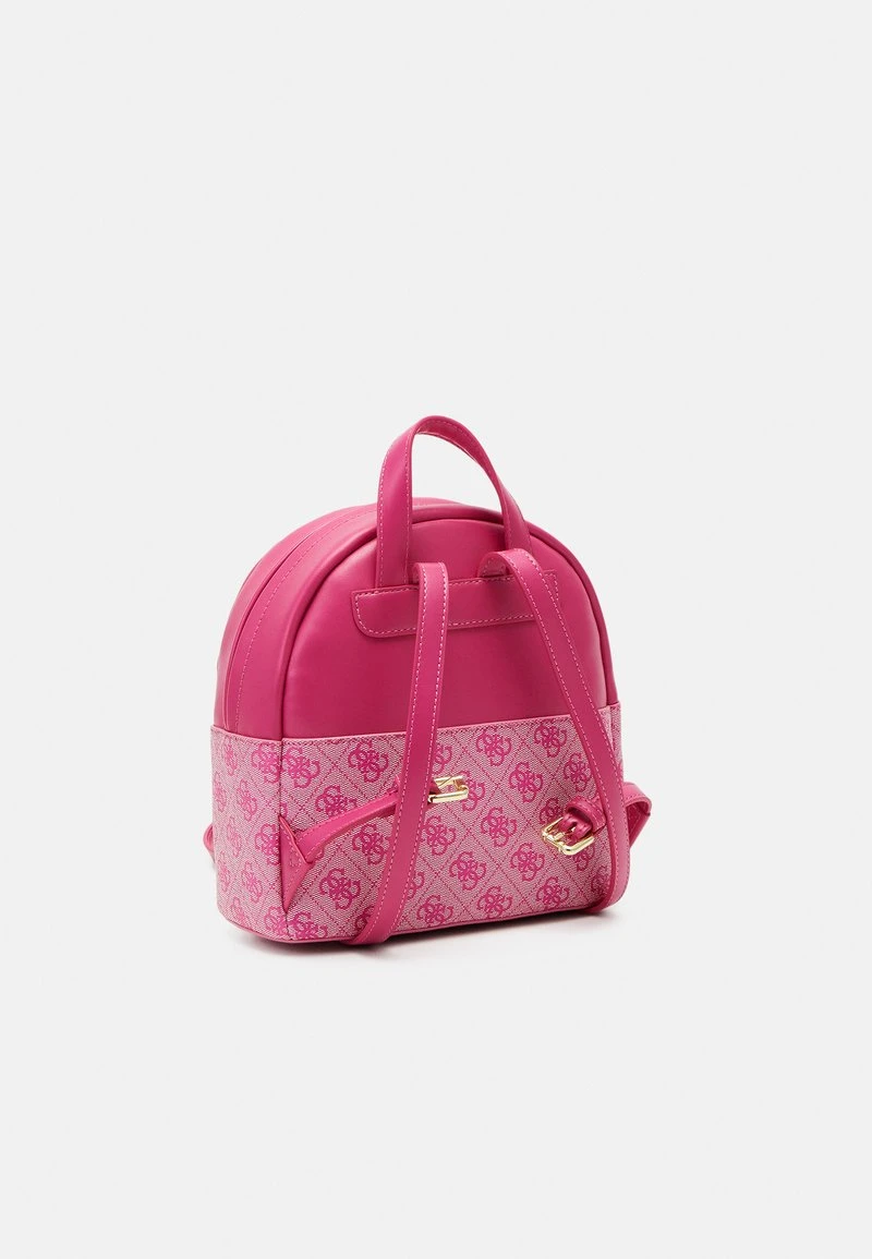 Guess BACKPACK UNISEX - Tourenrucksack - Milk/fuxia Combo – Bild 2
