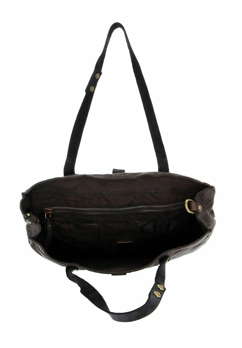 Campomaggi Shopping Bag - V Militare T Grigio St Blu Royal – Bild 3