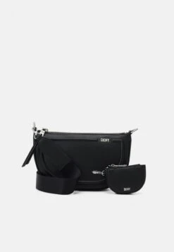 DKNY ORION CBODY - Umhängetasche - Black/silver