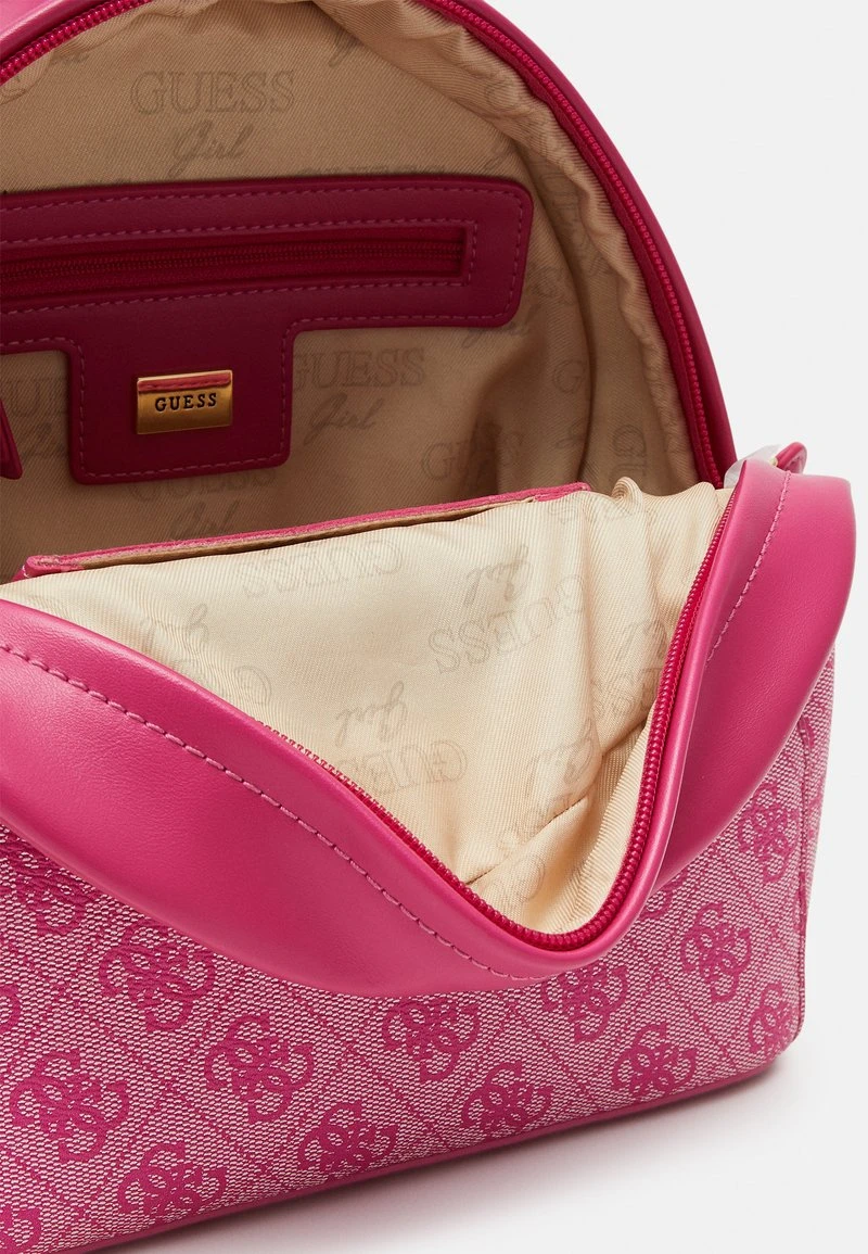 Guess BACKPACK UNISEX - Tourenrucksack - Milk/fuxia Combo – Bild 3