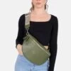 BIG CROSSBODY BAG JAIME - Umhängetasche - Olivgrün
