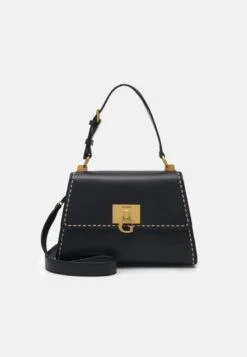 Guess STEPHI HANDLE FLAP - Handtasche - Schwarz