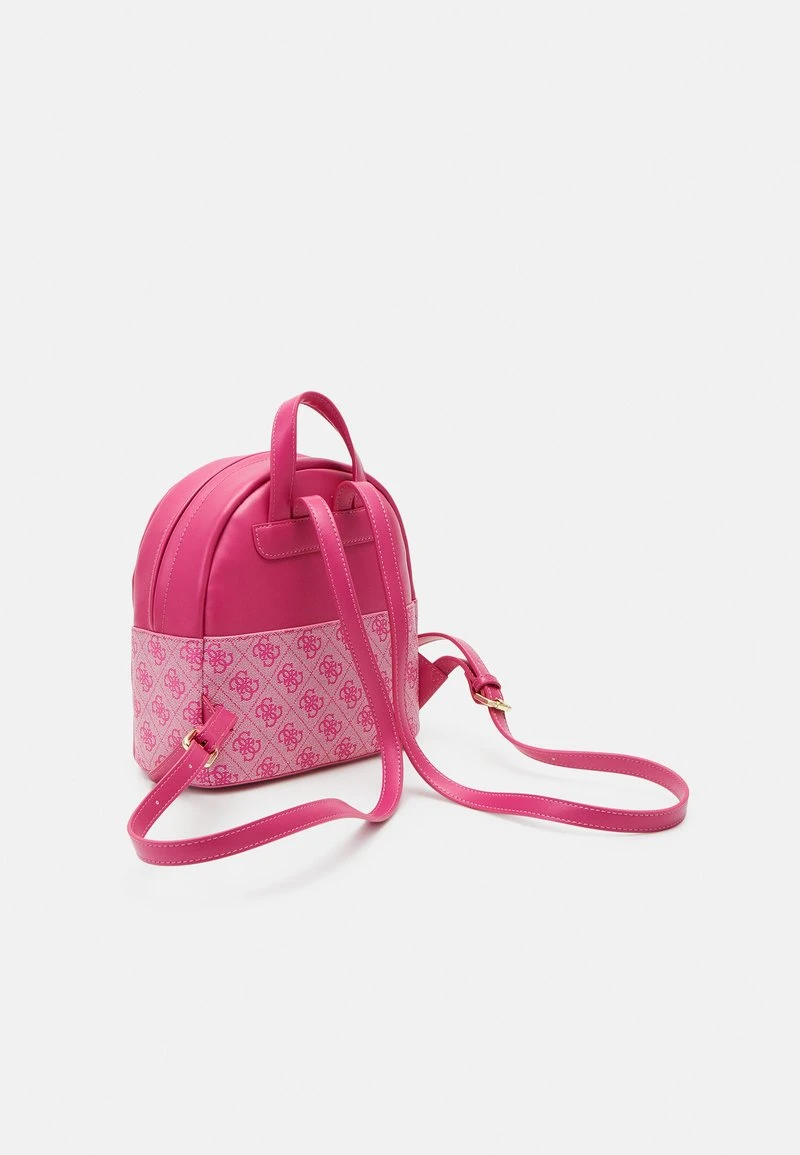 Guess BACKPACK UNISEX - Tourenrucksack - Milk/fuxia Combo – Bild 4