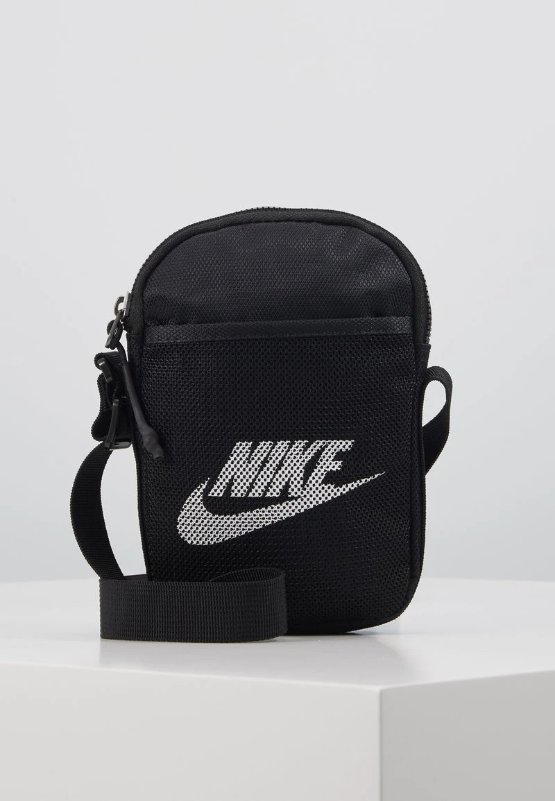 Nike Sportswear HERITAGE CROSSBODY BAG UNISEX - Umhängetasche - Black/black/white