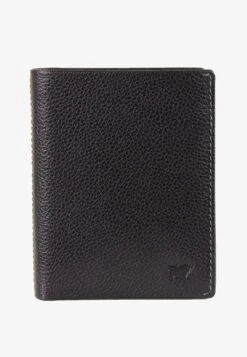 MIT NARBENSTRUKTUR - Geldbörse - Black