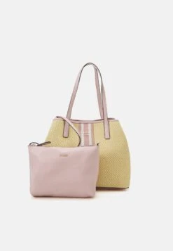 Guess VIKKY TOTE SET - Shopping Bag - Rose