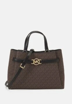 MICHAEL Michael Kors ANGELINA SATCHEL - Handtasche - Brown/black