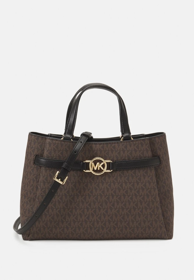 MICHAEL Michael Kors ANGELINA SATCHEL - Handtasche - Brown/black