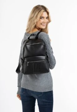 USHA BLUE LABEL RUCKSACK FENIA - Tagesrucksack - Schwarz